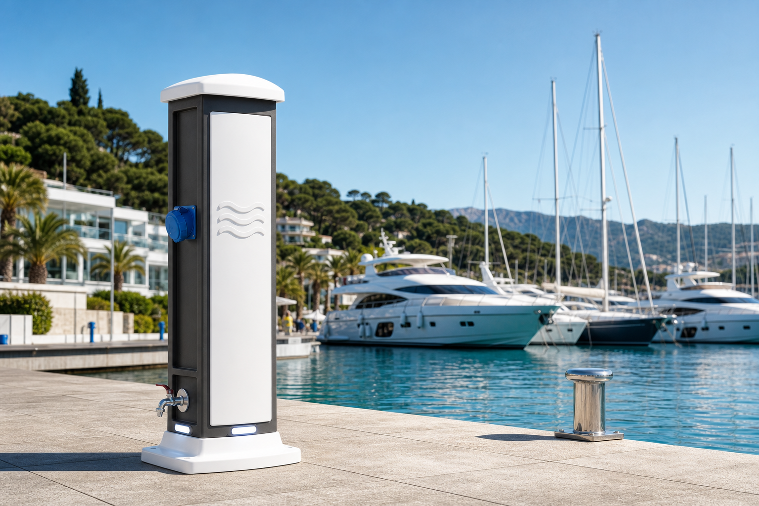 Marinada kurulu SUV Marine pedestali
